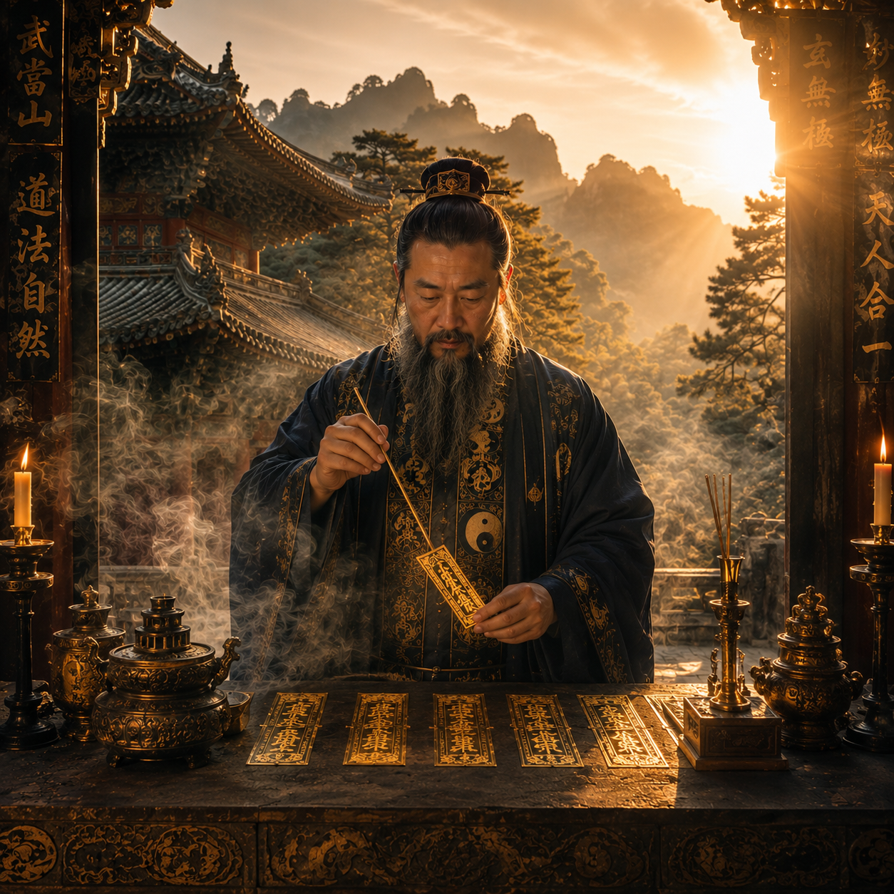 Wudang Mountain Energy Sticker（桃花运） — Positive Aura Booster for Phones