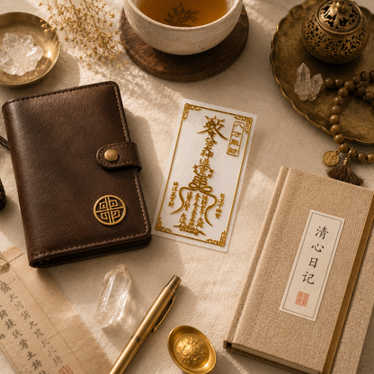 Wudang Mountain Energy Sticker（八方聚财） — Positive Aura Booster for Phones