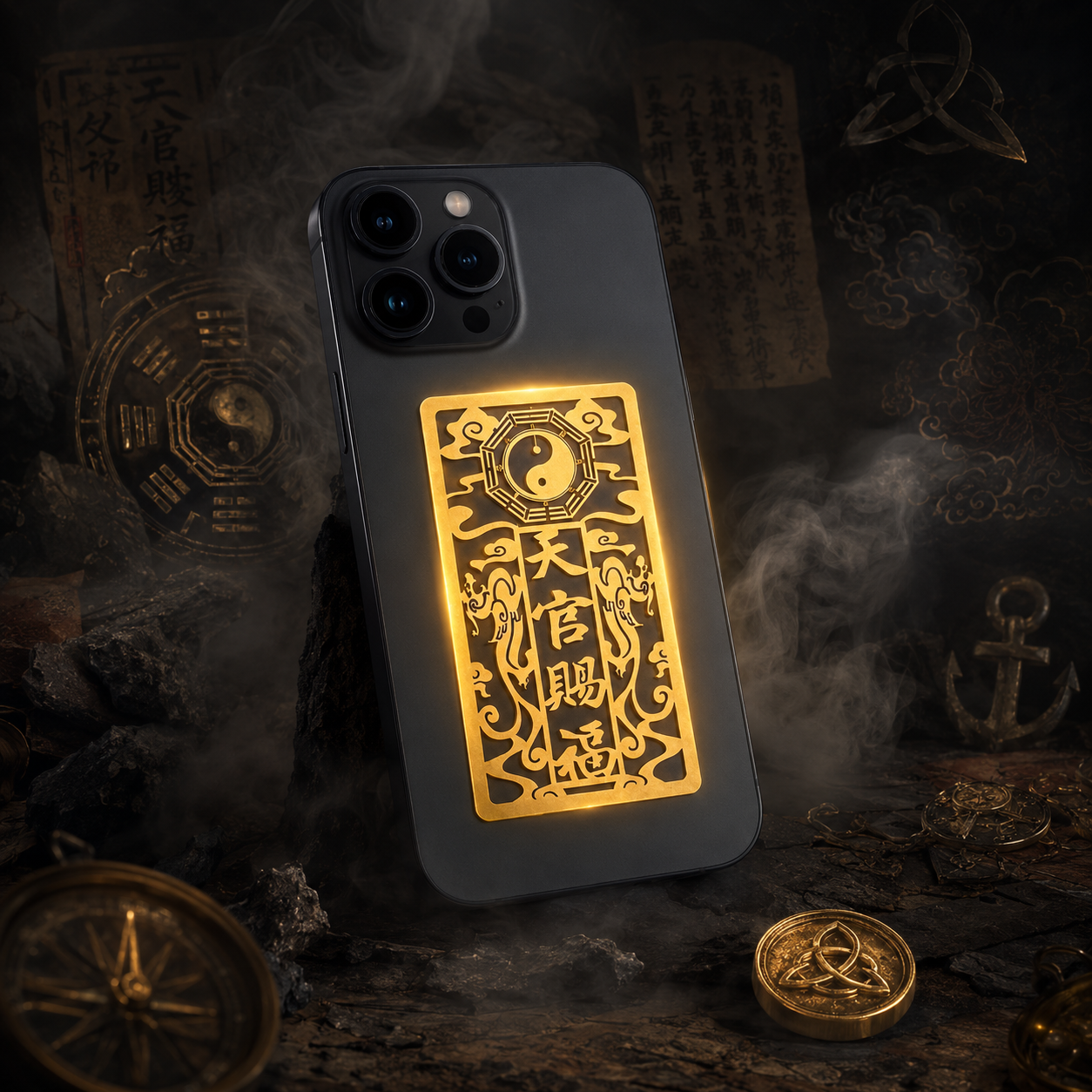 Wudang Mountain Energy Sticker（天宫赐福·） — Positive Aura Booster for Phones