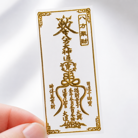 Wudang Mountain Energy Sticker（八方聚财） — Positive Aura Booster for Phones
