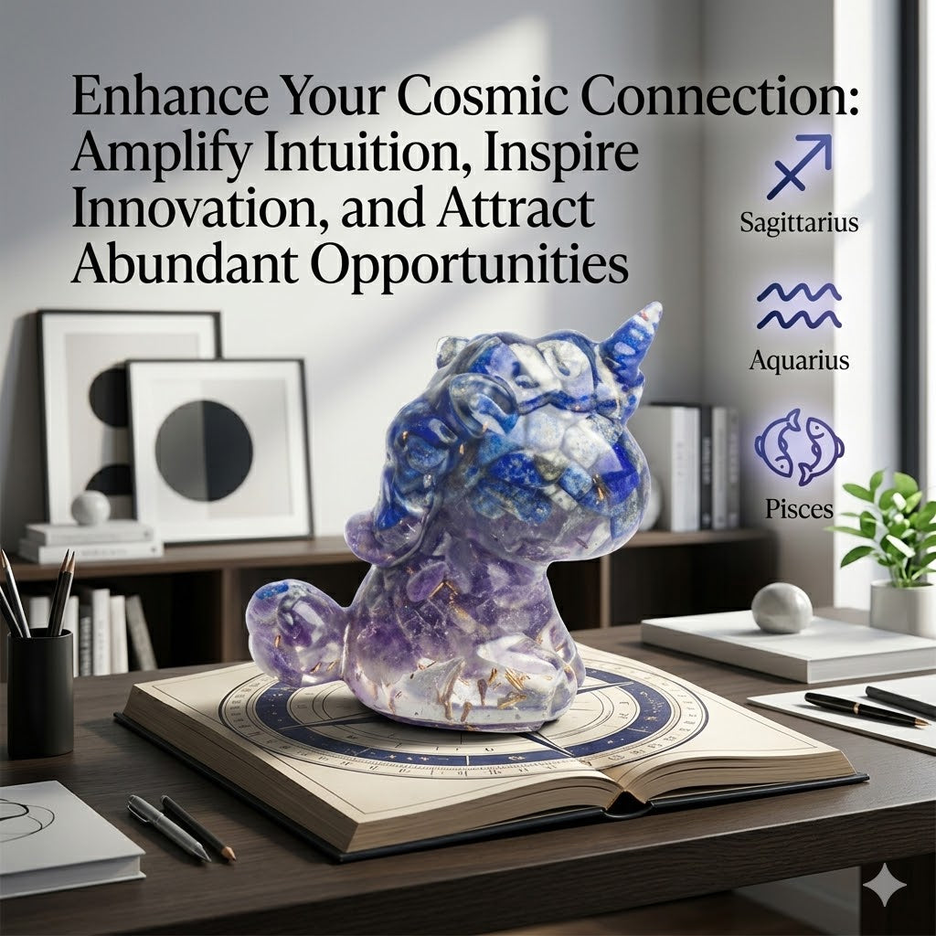 Custom Cosmic Connection: The Zodiac Orgone Unicorn